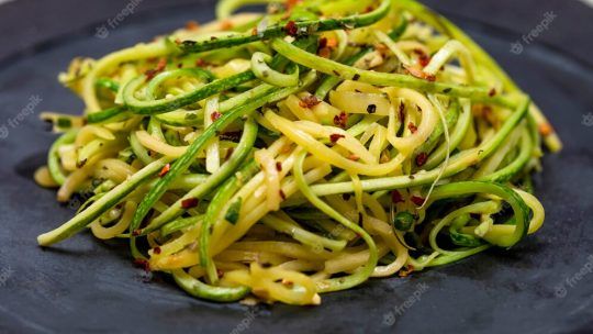 Spaghettis calabacín 